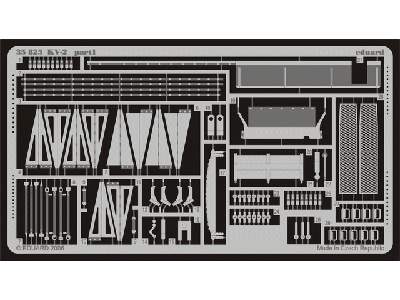  KV-2 1/35 - Trumpeter - blaszki - zdjęcie 2