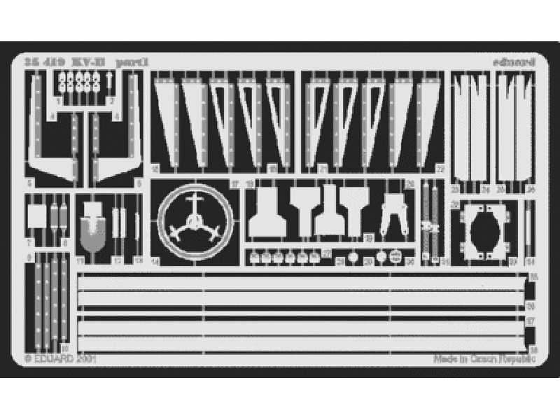 KV-2 1/35 - Tamiya - blaszki - zdjęcie 1 KV-2 1/35 - Tamiya - blaszki - zdjęcie 1