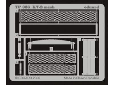  KV-2 mesh 1/35 - Trumpeter - blaszki - zdjęcie 1