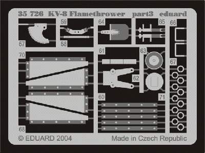  KV-8 Flamethrower 1/35 - Eastern Express - blaszki - zdjęcie 4