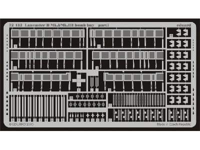  Lancaster B Mk. I/Mk. III bomb bay 1/72 - Hasegawa - blaszki - zdjęcie 2