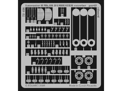  Lancaster B Mk. III Dambuster exterior 1/72 - Hasegawa - blaszk - zdjęcie 3