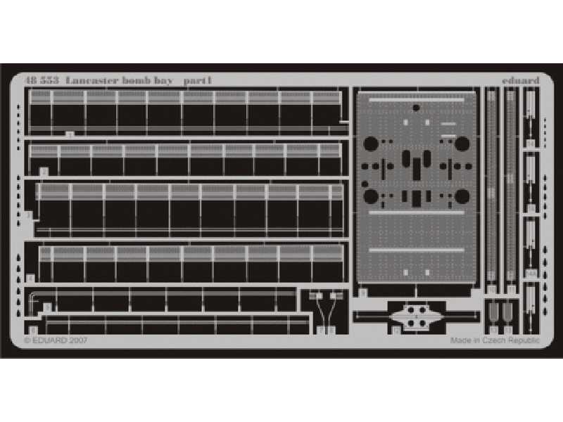  Lancaster bomb bay 1/48 - Tamiya - blaszki - zdjęcie 1