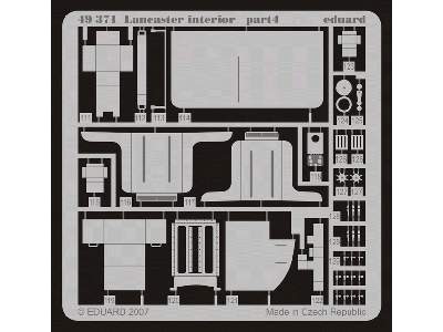  Lancaster interior 1/48 - Tamiya - blaszki - zdjęcie 6