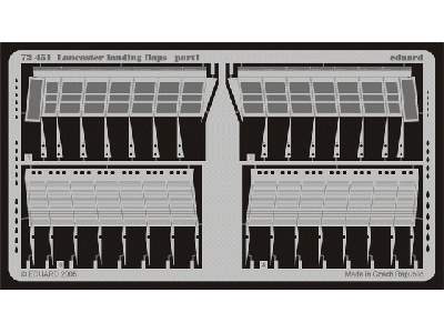  Lancaster landing flaps 1/72 - Hasegawa - blaszki - zdjęcie 2