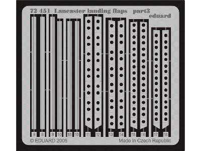  Lancaster landing flaps 1/72 - Hasegawa - blaszki - zdjęcie 4