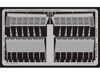  Lancaster Mk. I/Mk. II landing flaps 1/72 - Revell - blaszki - zdjęcie 1