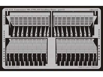  Lancaster Mk. I/Mk. II landing flaps 1/72 - Revell - blaszki - zdjęcie 3