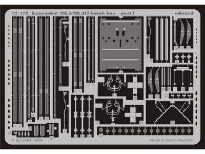  Lancaster Mk. I/Mk. III bomb bay 1/72 - Revell - blaszki - zdjęcie 1