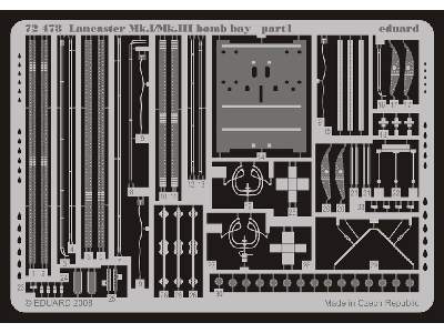  Lancaster Mk. I/Mk. III bomb bay 1/72 - Revell - blaszki - zdjęcie 2