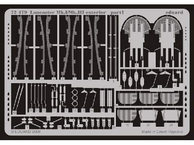  Lancaster Mk. I/Mk. III exterior 1/72 - Revell - blaszki - zdjęcie 2