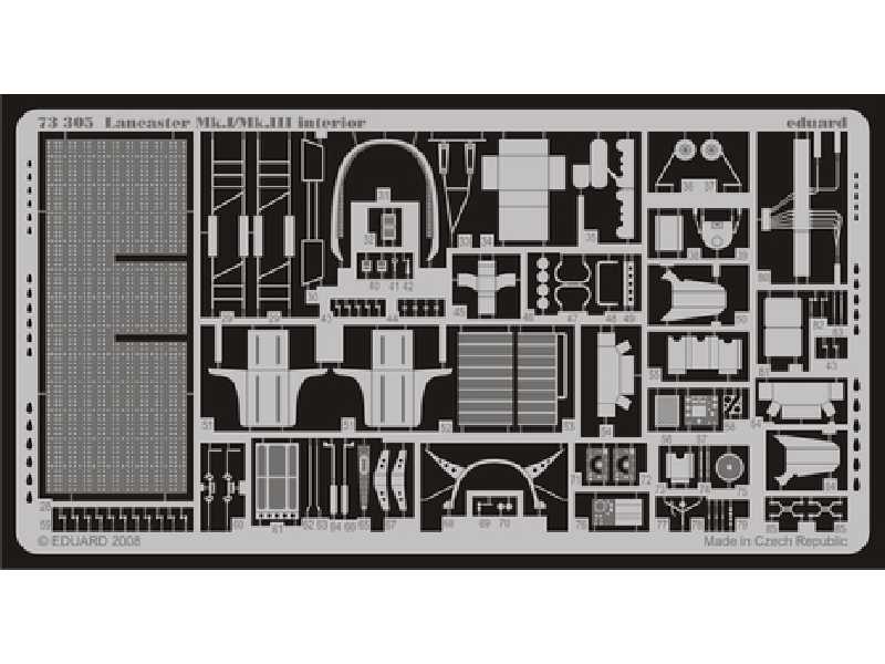  Lancaster Mk. I/Mk. III interior S. A. 1/72 - Revell - blaszki - zdjęcie 1