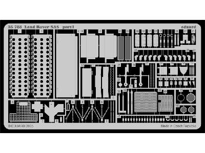  Land Rover SAS 1/35 - Italeri - blaszki - zdjęcie 2