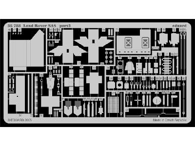  Land Rover SAS 1/35 - Italeri - blaszki - zdjęcie 3