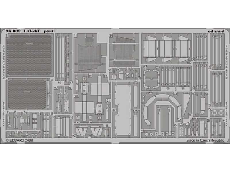  LAV AT 1/35 - Trumpeter - blaszki - zdjęcie 1