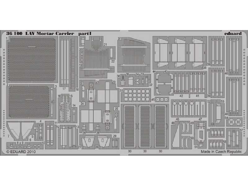 LAV Mortar Carrier 1/35 - Trumpeter - blaszki - zdjęcie 1 LAV Mortar Carrier 1/35 - Trumpeter - blaszki - zdjęcie 1
