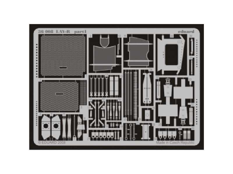 LAV-R 1/35 - Tamiya - blaszki - zdjęcie 1 LAV-R 1/35 - Tamiya - blaszki - zdjęcie 1