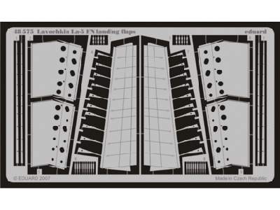  Lavochkin La-5FN landing flaps 1/48 - Zvezda - blaszki - zdjęcie 1