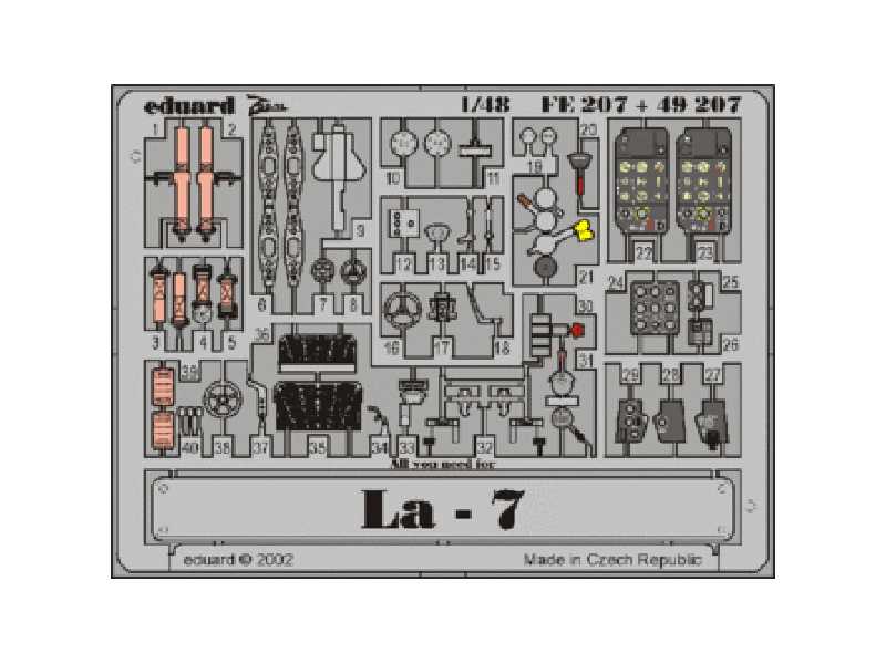  Lavochkin La-7 1/48 - Eduard - blaszki - zdjęcie 1