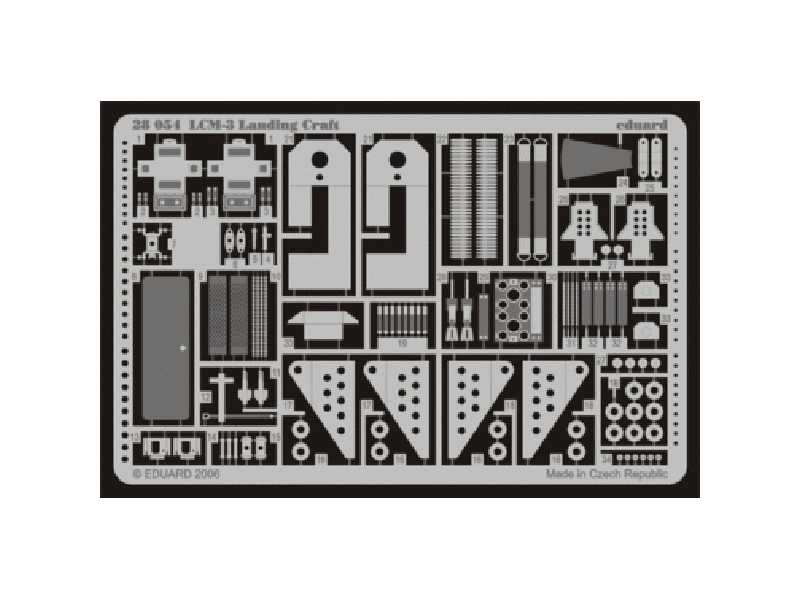LCM-3 Landing Craft 1/48 - Hobby Boss - blaszki - zdjęcie 1 LCM-3 Landing Craft 1/48 - Hobby Boss - blaszki - zdjęcie 1