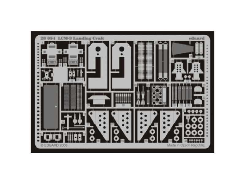  LCM-3 Landing Craft 1/48 - Hobby Boss - blaszki - zdjęcie 1