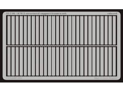  LCM-3 structural support framework 1/35 - Italeri - blaszki - zdjęcie 1