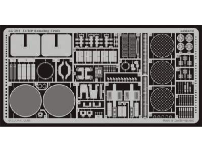  LCVP Landing Craft 1/35 - Italeri - blaszki - zdjęcie 1