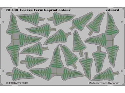  Leaves Fern colour 1/72 - blaszki - zdjęcie 1