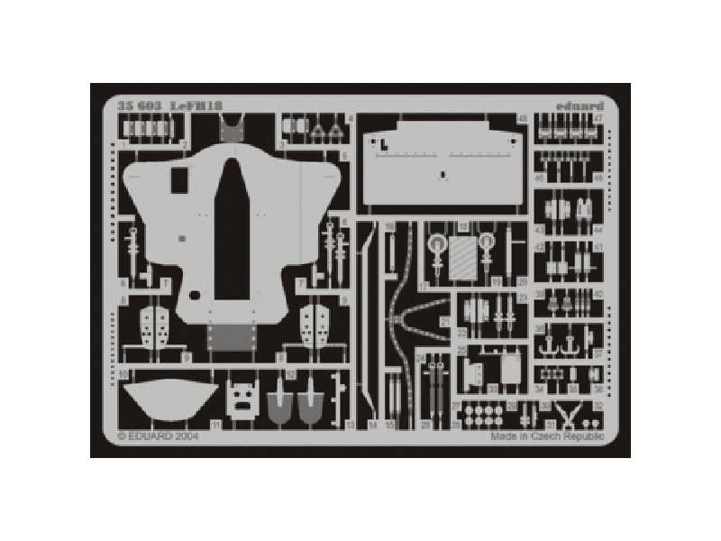 leFH18 1/35 - Afv Club - blaszki - zdjęcie 1 leFH18 1/35 - Afv Club - blaszki - zdjęcie 1