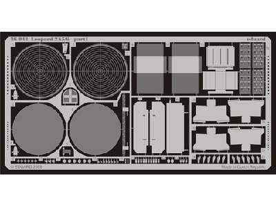  Leopard 2A5/6 1/35 - Hobby Boss - blaszki - zdjęcie 1