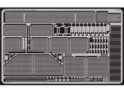  Leopard 2A6M armour slat 1/35 - Tamiya - blaszki - zdjęcie 1