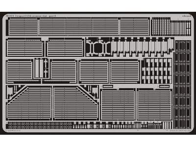  Leopard 2A6M armour slat 1/35 - Tamiya - blaszki - zdjęcie 2