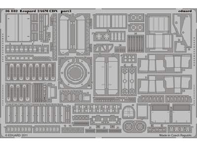  Leopard 2A6M CDN 1/35 - Hobby Boss - blaszki - zdjęcie 1