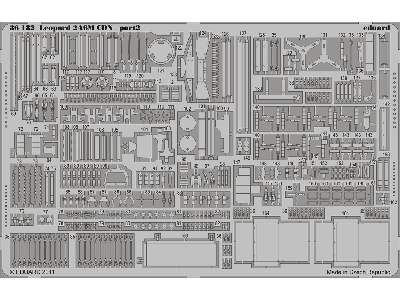  Leopard 2A6M CDN 1/35 - Hobby Boss - blaszki - zdjęcie 3