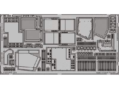  Leopard 2A6M CDN boxes 1/35 - Hobby Boss - blaszki - zdjęcie 1