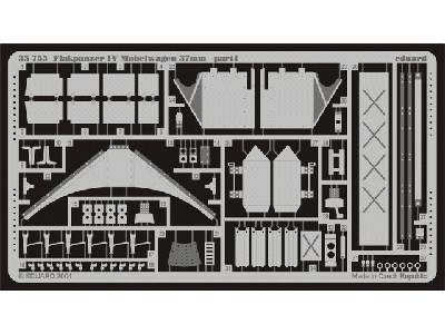 Flakpanzer IV Mobelwagen 37mm 1/35 - Tamiya - blaszki - zdjęcie 2