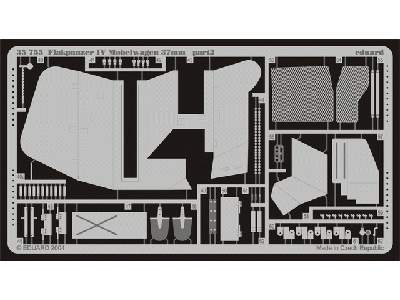  Flakpanzer IV Mobelwagen 37mm 1/35 - Tamiya - blaszki - zdjęcie 3