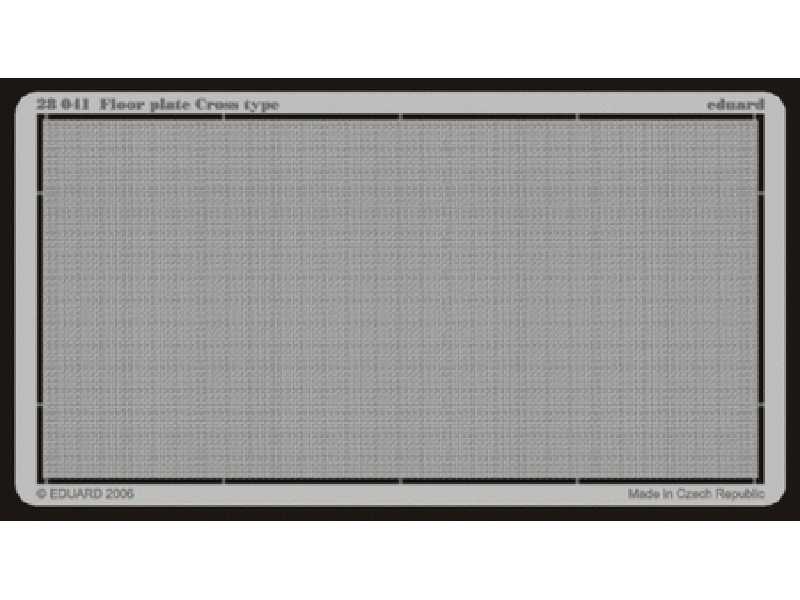  Floor plate Cross type 1/48 - blaszki - zdjęcie 1