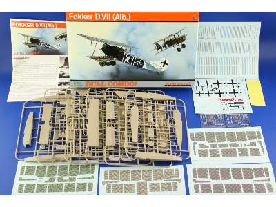  Fokker D. VII (Albatros) DUAL COMBO 1/48 - samolot - zdjęcie 2