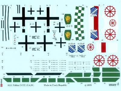  Fokker D. VII O. A.W.  1/48 - samolot - zdjęcie 9