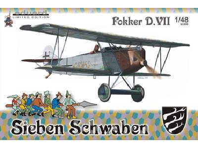  Fokker D. VII (O. A.W. )  - Sieben Schwaben 1/48 - samolot - zdjęcie 1