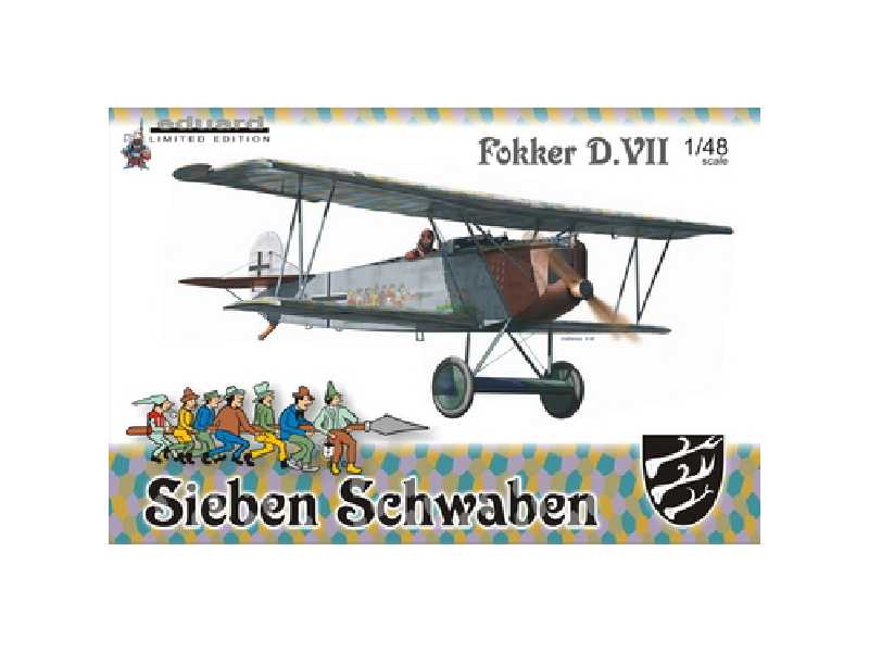 Fokker D. VII (O. A.W. )  - Sieben Schwaben 1/48 - samolot - zdjęcie 1