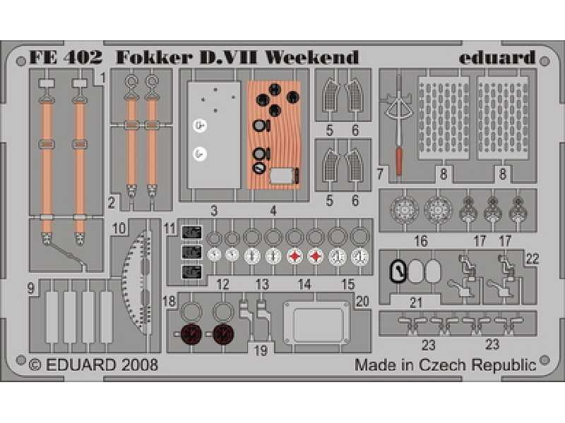  Fokker D. VII Weekend 1/48 - Eduard - blaszki - zdjęcie 1