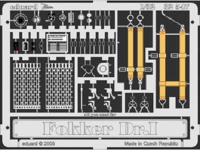  Fokker Dr. I 1/32 - Roden - blaszki - zdjęcie 1