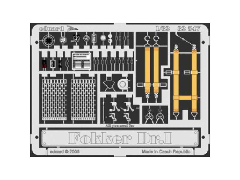  Fokker Dr. I 1/32 - Roden - blaszki - zdjęcie 1