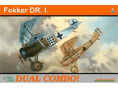  Fokker Dr. I  DUAL COMBO 1/48 - samolot - zdjęcie 1