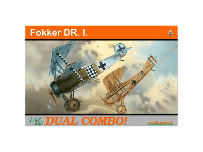  Fokker Dr. I  DUAL COMBO 1/48 - samolot - zdjęcie 1