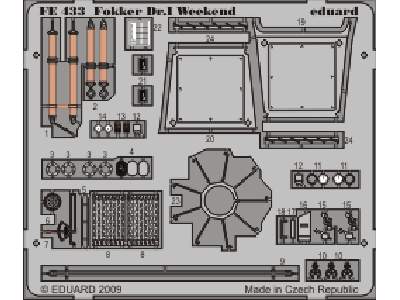  Fokker Dr. I Weekend 1/48 - Eduard - blaszki - zdjęcie 1