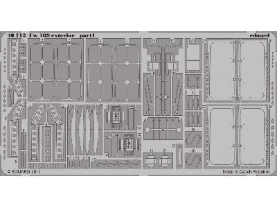  Fw 189 exterior 1/48 - Great Wall Hobby - blaszki - zdjęcie 2