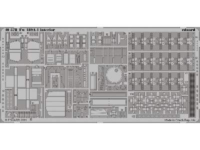  Fw 189A-1 interior S. A. 1/48 - Great Wall Hobby - blaszki - zdjęcie 3